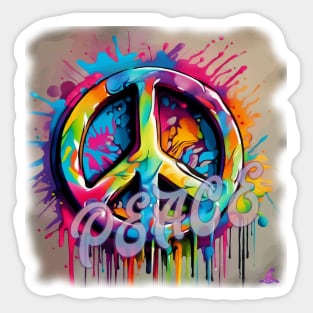 VIBRANT VISIONS (PEACE) Sticker